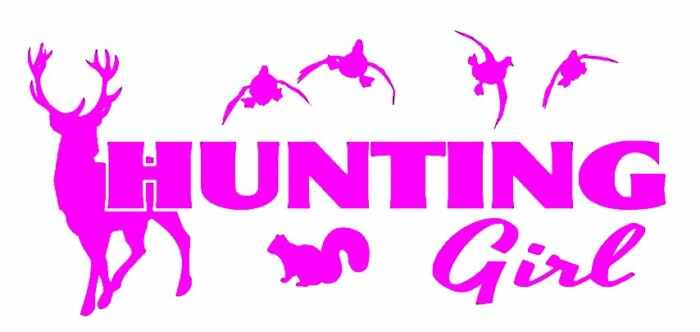 Hunting Girl 22 Decal