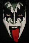 Kiss Simmons Tongue Band Sticker