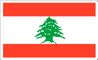 Lebanon Flag Decal