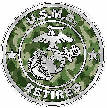 MARINE CORPS RETIRED camo green