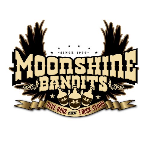 moonshine bandits logo sticker