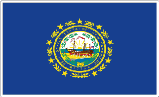 New Hampshire State Flag Decal