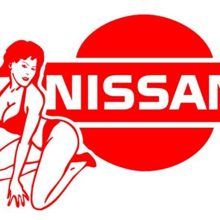 Nissan Girl 1 Vinyl Car Decal