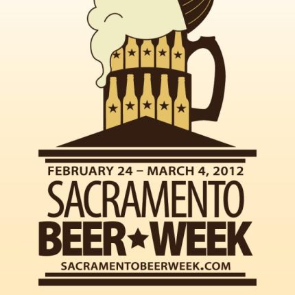 Nugget Sac Beer Week Logo Sticker