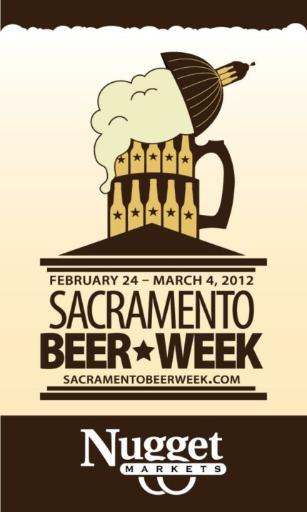 Nugget Sac Beer Week Logo Sticker
