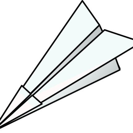 Paper Plane Sticker