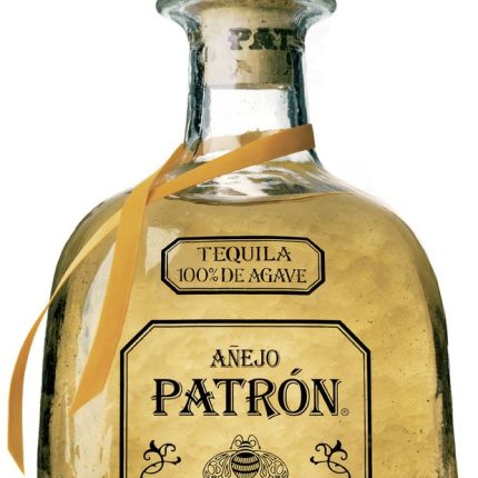 Patron Anejo Bottle Shaped Sticker