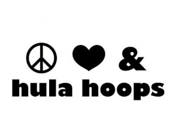 peace love and hoops decal