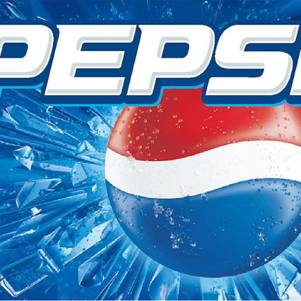 Pepsi Logo New Rectangular Decal