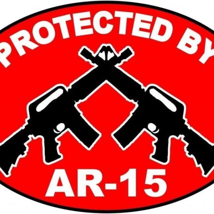 protected-by-ar-15-oval sticker