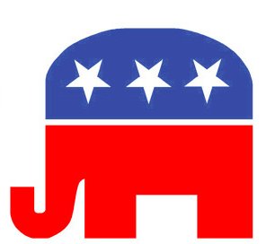 Republican Elephant Sticker