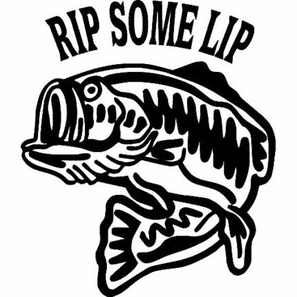 rip some up fishing decal