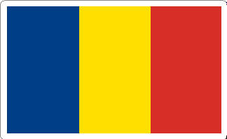 Romania Flag Decal