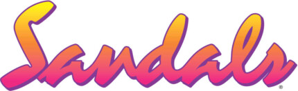 SANDALS RESORT LOGO STICKER 2