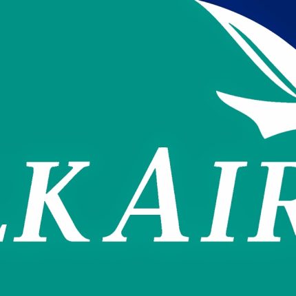 silk airline logo sticker