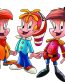 snap crackle pop CARTOON CANDY STICKER