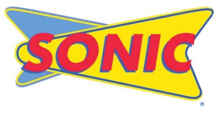 sonic logo FOOD STICKER