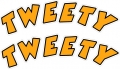 TWEETY TEXT STICKERS PAIR