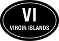Virgin Islands Oval Decal
