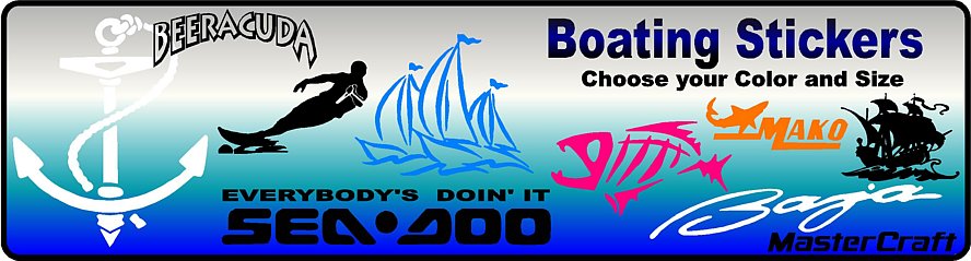 Boating Decals and Stickers