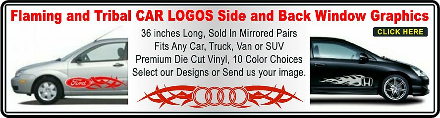 Flame Side Car Decals