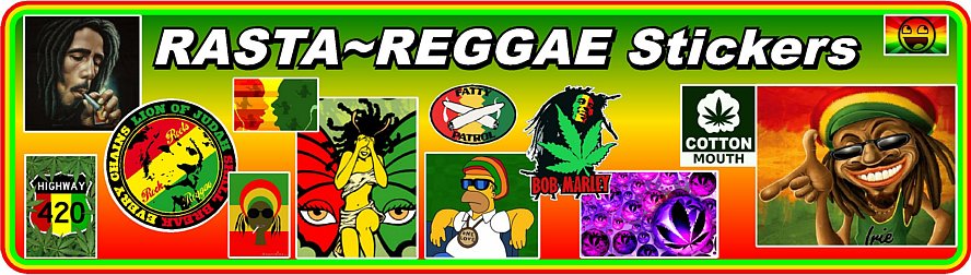 rasta stickers | reggae stickers