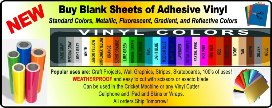 Blank Vinyl Sheets